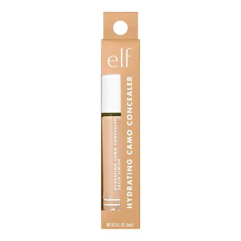 Camouflage those pesky spots and under-eye circles with e.l.f.'s Hydrating Camo Concealer. A full-coverage, hydrating, longwearing concealer featuring a large doe foot applicator to conceal, correct, contour and highlight for flawless skin. The highly pigmented formula is lightweight with a satin finish that won't settle into fine lines or creases. Ideal for all skin types, but great for dry skin Proud to be 100% vegan and cruelty-free, worldwide. Because kindness is chic. Hydrating Camo Concealer, Elf Concealer, Apply Concealer, Contour And Highlight, How To Apply Concealer, Liquid Concealer, Too Faced Concealer, Eye Circles, Undereye Circles