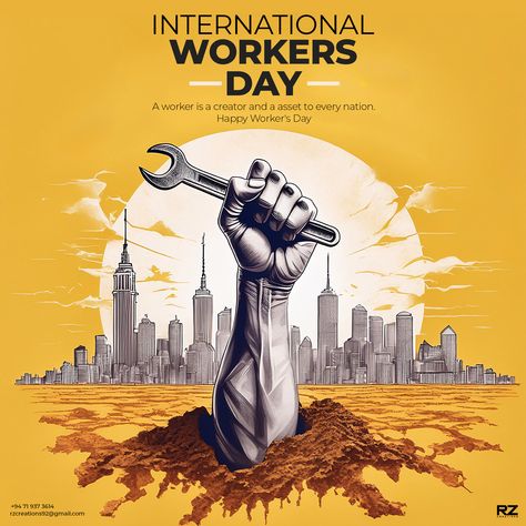 🌟 Happy International Workers Day! 🛠️ Let's honor the hard work and dedication of workers around the world. Here's to progress, empowerment, and a brighter future ahead. #InternationalWorkersDay #MayDay2024 #empowerment 💪✊ #laborday #mayday #workersrights #solidarity #labormovement #equalrights #JusticeForWorkers #workharder #CelebrateLabor #workersoftheworld #respectlabor #EmpowerWorkers#betterworkingcondition #WorkerSolidarity #UnionStrong #FightforFairness #InnovativeWorkforce #dignityo... International Workers Day, Workers Day, Workers Rights, International Day, Hard Work And Dedication, Equal Rights, Bright Future, Empowering Quotes, Hard Work