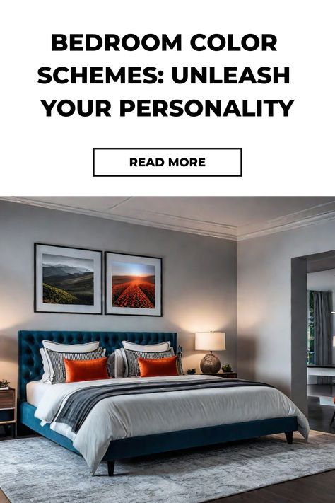 From calming neutrals to bold, vibrant hues, your bedroom color palette can reflect your unique personality. Discover how to create a space that feels authentically you. Soothing Bedroom Colors, Bedroom Color Palette, Best Bedroom Colors, Bedroom Sanctuary, Bedroom Colour Palette, Bedroom Oasis, Modern Monochrome, Colors And Emotions, Sanctuary Bedroom