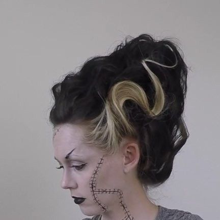 6,371 likes, 178 comments - hairbykatiegunnell on October 29, 2018: "Frankenstein’s wife hair tutorial! I did this as part of our family themed Halloween Costumes a..." Frankenstein Wife, Family Themed Halloween Costumes, Themed Halloween Costumes, October 29, Hair Hairstyles, Frankenstein, Hair Tutorial, Halloween Costumes, Halloween