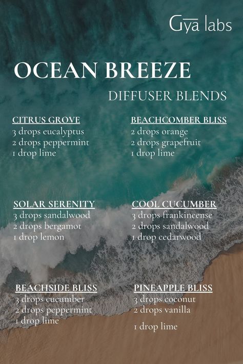 Ocean Scent Essential Oil Blend, Sea Breeze Essential Oil Blend, Ocean Diffuser Blends, Ocean Breeze Essential Oil Blend, Beach Essential Oil Blends, Beach Diffuser Blends, Ocean Essential Oil Blend, Candle Reference, Spiritual Essentials