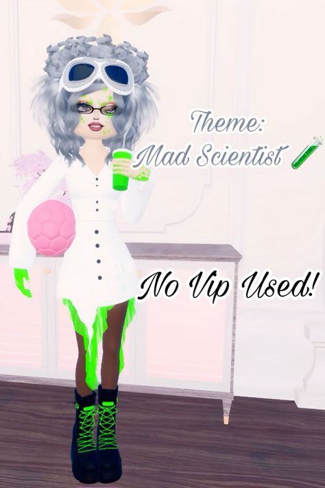 Dress To Impress Roblox Game Outfit Idea Theme Mad Scientist, Dti Outfit Mad Scientist, Mad Scientist Outfits Dress To Impress No Vip, Mad Scientist Di, Dress To Impress Outfits Roblox Game Theme Douyin, Dti Theme Mad Scientist, Dress To Impress Outfits Mad Scientist, Dti Tips And Tricks, Mad Scientist Dti Outfits