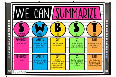 7 Summary Activities You'll Love for Students 2 Summary Ideas, Teaching Summarizing, Teaching Summary, Summarizing Fiction, Summary Activities, Amy Lemons, Interesting Facts About Yourself, Teaching Students, Levels Of Understanding