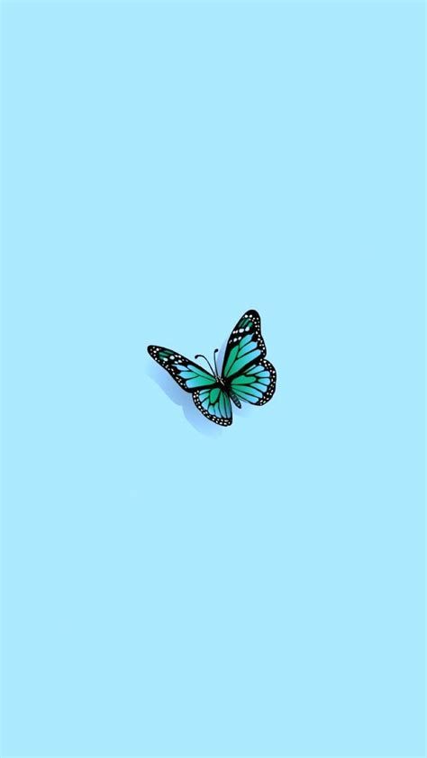 𝓅𝒾𝓃𝓉𝑒𝓇𝑒𝓈𝓉: 💕𝙙𝙮𝙡𝙖𝙣💕 | Butterfly Wallpaper Iphone, Aesthetic Wallpaper For Keyboard Phone Aesthetic, Preppy Ipad, Small Great Room, Teal Wallpaper Iphone, Ipad Blue, Pastel Light Blue, Single Butterfly, Image Bleu, Teal Decor