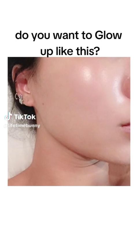 Glow up tips! //TikTok by: lifetimebunny Glow Up Tips Tiktok, Tips Tiktok, Social Life Hacks, Natural Face Skin Care, Beauty Routine Tips, The Glow Up, Day Glow, Perfect Skin Care Routine, Healthy Skin Tips