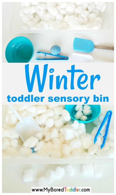 winter sensory bin for toddlers. A perfect sensory bin for toddlers to play with. #toddlerwinter #sensorybin #sensoryplay Sensory Bin Snow, Baby Winter Sensory Play, Winter Animal Sensory For Toddlers, Real Snow Sensory Bin, Snowball Rescue Sensory Bin, Winter Sensory Bin, Toddler Sensory Bins, Sensory Tubs, Toddler Winter