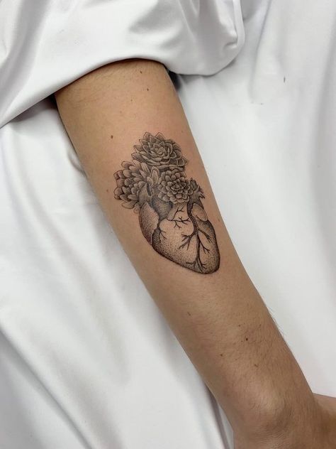 #tatto #heart #plants #line Plants, Quick Saves