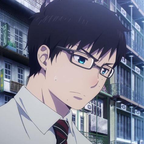 Yukio Okumura, Ao No Exorcist, Blue Exorcist, Cartoon Icons, Anime Icons, Anime, Blue, Art