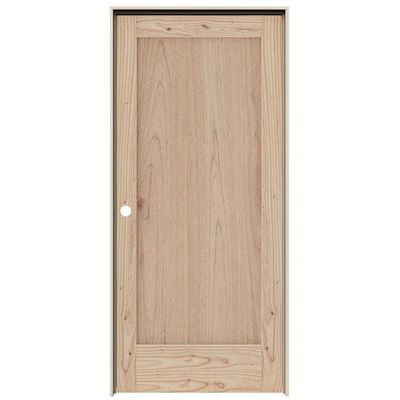 Interior wood doors at Lowes.com: Search Results Modern Farmhouse Doors Interior, Wooden Doors Interior Bedroom, Farmhouse Doors Interior, White Oak Interior Doors, Oak Interior Doors, Wood Hinges, Wood Interior Doors, Prehung Interior Doors, Brown Doors