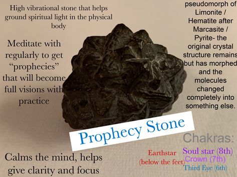 Prophecy Stone Crystal Meaning, Prophecy Stone Meaning, Porphyry Stone, Prophecy Stone, Crystal Rocks, Healing Rocks, Crystal Healing Chart, Earth Gift, Crystal Cave