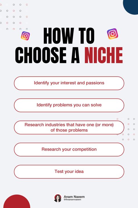 🎯🔍 Navigating Niche Selection: Your Comprehensive Guide! 🌐✨ Ready to carve your path? Learn the art of choosing the perfect niche with our step-by-step guide. Uncover your passion, evaluate market demand, and set yourself up for success. Whether you're a budding entrepreneur or content creator, this guide will lead you to the niche that's just right for you! 🚀🔑 #CreatorNiche #NicheSelection #ContentCreation Niche Ideas For Instagram, Lifestyle Niche Ideas, Instagram Niche Ideas, Art Niche, Start Youtube Channel, Social Media Coaching, Set Yourself Up For Success, Course Creation, Wellness Industry