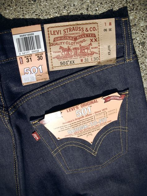 Levis Vintage Clothing, Denim Shirt With Jeans, Denim Jeans Fashion, American Jeans, Levi’s Jeans, Stylish Mens Outfits, Mens Straight Jeans, Levi’s 501, Levi's 501