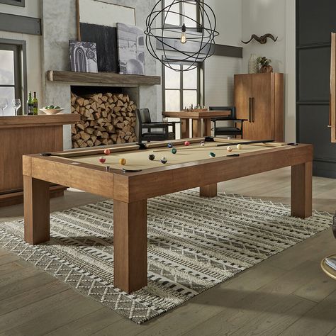 American Heritage Billiards - Style That's Right On Cue - Touch of Modern Custom Pool Tables, Pool Table Slate, Pool Table Dining Table, Bumper Pool, Shuffleboard Tables, Pool Table Accessories, Game Room Bar, Foosball Table, How To Clean Furniture