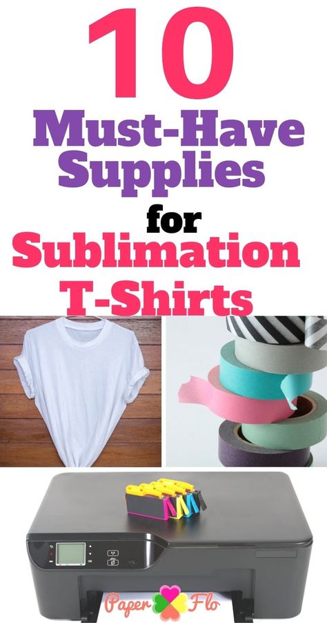 Supplies Needed For Sublimation, Sublimation On Colored Shirts, Starting A Sublimation Business, Sublimation Business Ideas, Sublimation For Beginners Shirts, Beginner Sublimation, Sublimation Supplies, Sublimation Inspiration, Sublimation T Shirts