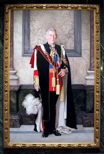 The+best+(and+worst)+royal+portraits+-+in+pictures King William Iv, Royal Family Portrait, William Iv, Order Of The Garter, Prinz Charles, English Royal Family, Royal Portraits, Instagram King, Prince Charles And Camilla