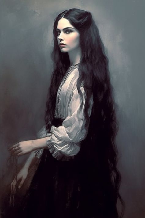 Look And Find, Small Sketchbook, Effortless Waves, Gorgeous Hairstyles, Photographie Portrait Inspiration, Arte Fantasy, Hairstyles For Long Hair, Gothic Art, 인물 사진