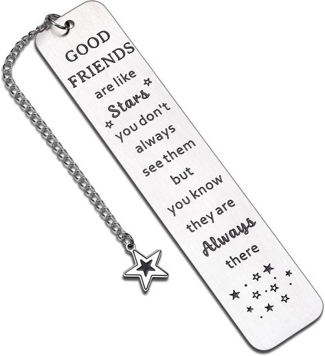 Best Friend Gifts for Women Friendship Christmas Stocking Stuffers for Women Birthday Book Mark Girls Teens Booklovers Galentines Valentines Day Gifts for Best Friend BFF Good Friends are Like Stars : Amazon.ca: Office Products Book Mark For Friends, Valentines Day Gifts For Friends Bff, Galentines Valentines, Friends Are Like Stars, Valentines Day Gifts For Friends, Good Friends Are Like Stars, Gifts For Best Friend, Women Friendship, Stocking Stuffers For Women