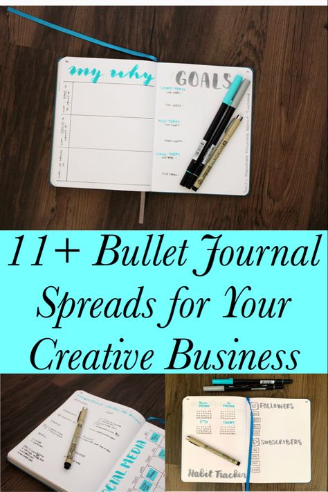 If you have ever looked back in time at your creative business and wondered why your efforts haven’t yielded as much success as you anticipated, or looked forward to the future overwhelmed by the sheer volume of to-dos for your business, a bullet journal is for you. I’ll give you more than 11 examples of bullet journal spreads you can use to help organize your creative business and work effectively towards your goals. Small Business Journal, Business Journal Ideas, Built Journal, Bullet Journal For Business, Plant Station, Organized Business, Business Planners, Bullet Journal Examples, Craft Business Plan