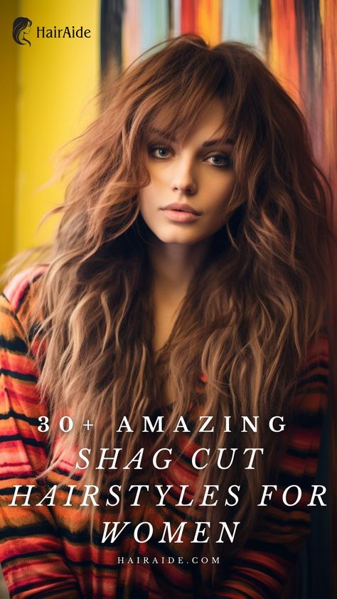 Long Shag Cut Hairstyles For Travel, Edgy Long Haircuts, Choppy Layers For Long Hair, Long Shag Cut, Choppy Layered Haircuts, Summer Hair Inspo, Medium Shaggy Hairstyles, Long Shag Hairstyles, Shag Cut