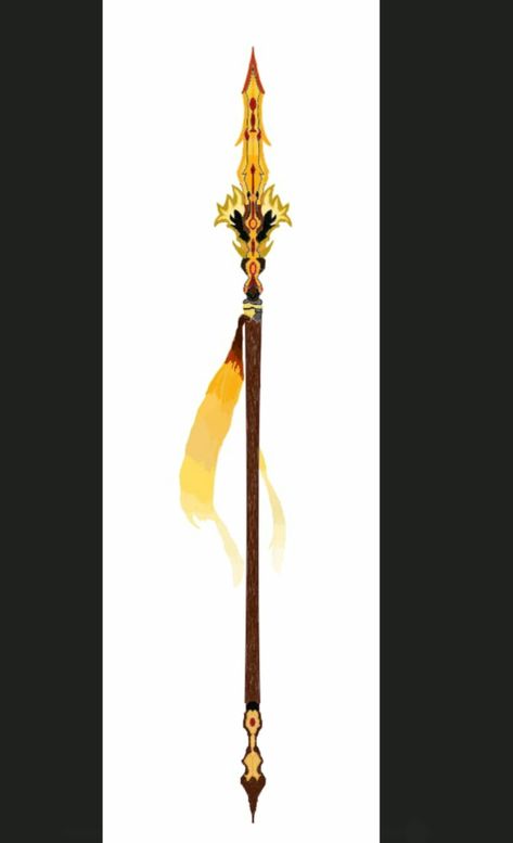 Fire Spear Fantasy, Fire Spear, The Old Gods, Old Gods, Light Red Color, Magical Girl Outfit, King's Avatar, Types Of Swords, Archery Bows