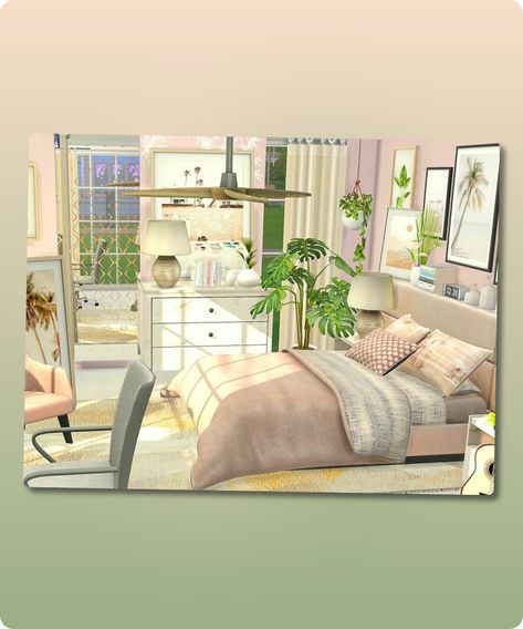 Sims 4 Bedroom CC: Bedroom     Palm Beach     CC By Flubs79 Sims 4 Preppy Cc Furniture, Sims 4 Author Cc, Sims 4 Cc Aesthetic Bed, Teen Room Sims 4 Cc, Teen Bedroom Sims 4 Cc, Sims 4 Cc Teen Bedroom, Teen Bedroom Sims 4, Teen Room Sims 4, Sims 4 Cc Teenage Bedroom Patreon