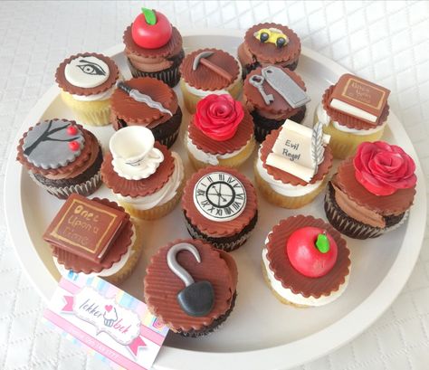 Once Upon A Time Cupcakes, Once Upon A Time Theme Party, Once Upon A Time Party Theme, Once Upon A Time Cake, Once Upon A Time Birthday, 22 Birthday, Food Inspired, Cute Snacks, 22nd Birthday