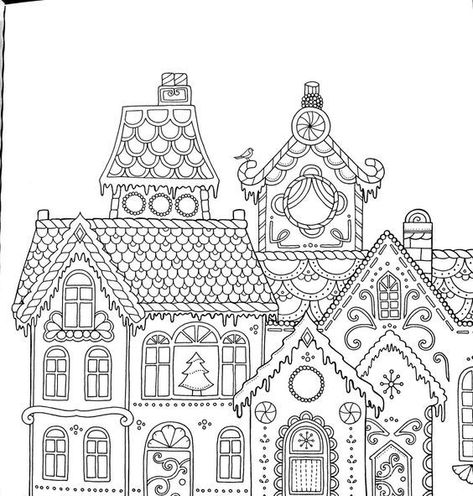 Cardboard Gingerbread House, Christmas Colouring, Gingerbread House Designs, Felt Crafts Patterns, Christmas Window Decorations, Embroidery Template, Sharpie Art, Christmas Gingerbread House, Christmas Activities For Kids