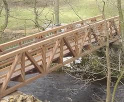 Bridge Reference, Yard Bridge, Backyard Bridges, Outdoor Bridges, Beam Bridge, Pond Bridge, Bridge Structure, Wood Truss, Garden Railroad