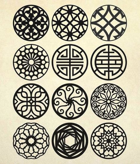 Coasters Stencil Svg, Mandala Vector Patterns, Vector Panels, Decorative Circle Ornaments, Ornamental Circles, Geometric Pattern, Wall Decor - Etsy Paper patterns #paperpatterns Paper patterns printable #paperpatternsprintable Paper patterns templates #paperpatternstemplates Paper patterns design 2.713 Random Circle Pattern, Circular Design Pattern, Geometric Pattern Wall, Stencil Svg, Marquesan Tattoos, Cricut Stencils, Mandala Vector, Mandalas Design, Pattern Wall