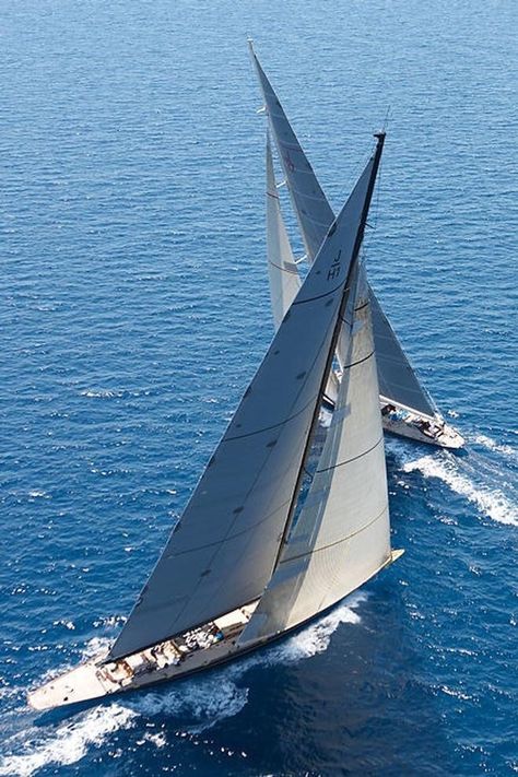 Go Sailing, Get Inspired Day Sailing Boats, Sailing The World Aesthetic, Ship Sailing Through Rough Seas, J Class Yacht, Sailing Videos, Sail World, Bay Boats, Wooden Boat Building, Smooth Sailing