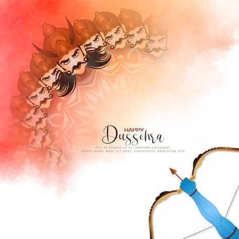 Dasara Creative Ads, Dussehra Posters, Happy Dusshera Poster, Dussehra Wishes Unique, Dussehra Creative Post, Ravan Dussehra, Dusshera Post, Vijaya Dashami Wishes, Dussehra Poster