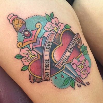 Phil Collins Lyrics, Traditional Tattoo Banner, Tattoo Front, Kawaii Tattoos, Traditional Dagger Tattoo, Amor Tattoo, Traditional Heart Tattoos, Tattoo Banner, Traditional Dagger