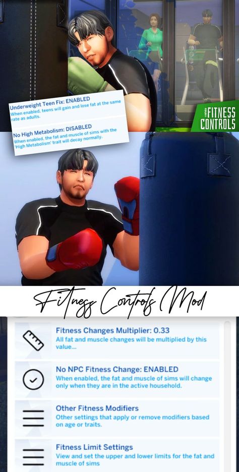 sims 4 mod Sims 4 Afro Hair Male, Sims 4 Afro Hair, Fitness Change, Afro Hairstyles Men, High Metabolism, Fitness Progress, Best Sims, Sims Mods, Sims 4 Mods