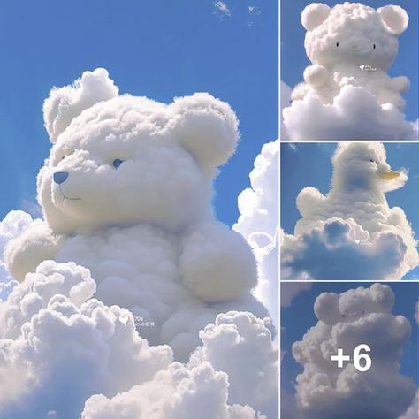 Doll Sky Cloud Love, Doll Sky Cloud, Gender Reveal Party Theme, Flower Background Iphone, Cuddly Teddy Bear, Sweet Smile, Cloud Art, Cloud Wallpaper, Story Board