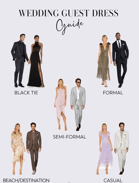 Wedding Guest Dress Black Tie, Semi Formal Dress Code, Semi Formal Dresses For Wedding, Black Tie Wedding Attire, Wedding Guest Outfit Men, Semi Formal Wedding Attire, Semi Formal Mujer, Formal Wedding Guest Attire, Wedding Guest Men