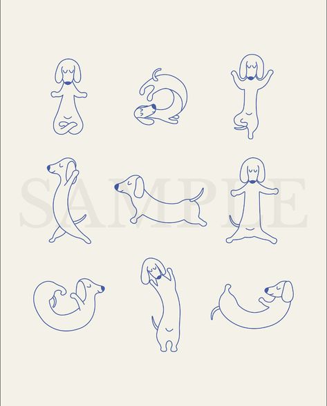 Weiner Dog Drawing Easy, Longhaired Dachshund Tattoo, Dachshund Illustration Drawings, Sausage Tattoo, Sausage Dog Tattoo, Sausage Dog Drawing, Sausage Dog Illustration, Drawing Dachshund, Dachshund Tattoos