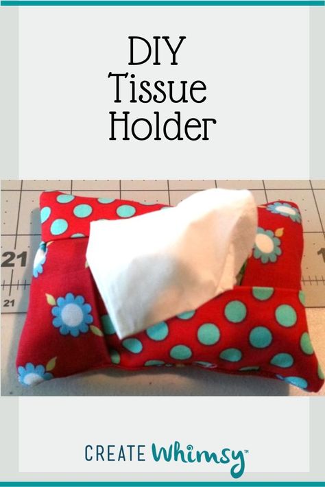 DIY Tissue Holder Kleenex Tissue Holder, Cloth Tissue Holder, Tissue Holders Diy, Sew Tissue Holder, Kleenex Holder Diy, Tissue Holders For Purse, Pocket Tissue Holder Pattern, Tissue Holder Ideas, Tissue Holder Pattern