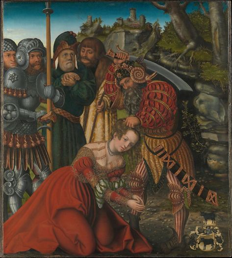 Cranach The Elder, St Barbara, Saint Barbara, Lucas Cranach, Lives Of The Saints, European Paintings, Martin Luther, Henri Matisse, Pablo Picasso