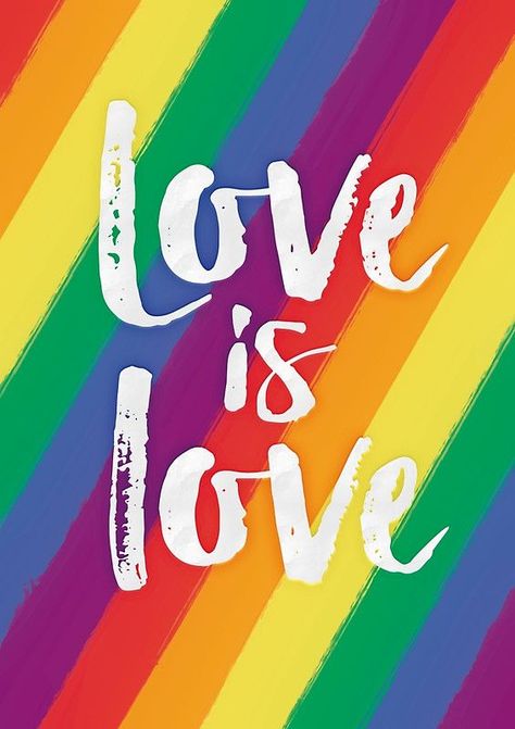 Love is love - Rainbow flag pride by RedHillPrints Barn Boards, Lgbt Equality, Rainbow Flag Pride, Lgbt Love, Love Rainbow, Rainbow Flag, Love Is, Love Is Love, Lgbt Pride