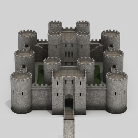 Model Castle, 3d Castle, Castle Plans, Army Men Toys, Small Castles, Medieval Tower, Minecraft Castle, Minecraft Medieval, Iphone Wallpaper Video