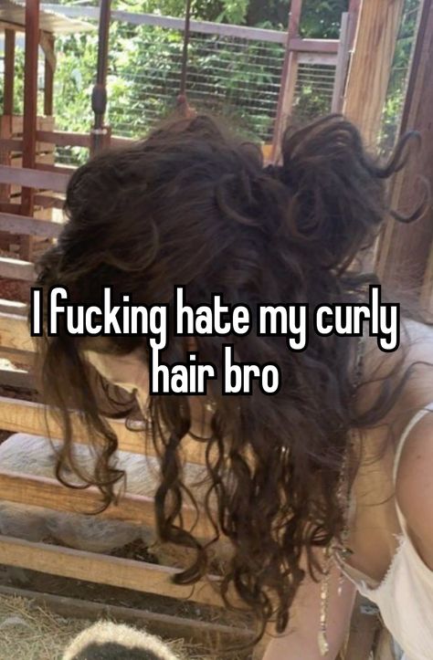 Ways To Dye Curly Hair, How To Embrace Curly Hair, Bad Curly Hair, Curly Hair Braid Hairstyles, Crazy Curly Hair, Hair Meme, Loose Curly Hair, Bouncy Hair, Curly Hair Problems