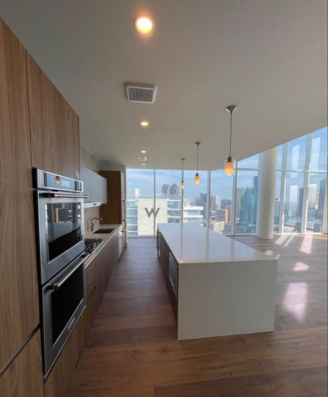 Luxury Apartment High Rise, High Rise Luxury Apartments, High Rise Apartment Houston, New York Modern Apartment, Houston High Rise Apartment, Houston Apartment Aesthetic, Houston Penthouse, Modern High Rise Apartment, High Rise Apartment Aesthetic