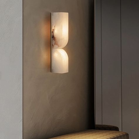 Alabaster Essence Wall Sconce Experience the timeless beauty of the, intricately carved from rich alabaster material. This light and decorative accessory features intentional internal curves, inspired by the palpable energy felt when two forms come into contact. Elevate your space with the solid stone craftsmanship. . . Find the lamp on the web: https://korewolamp.com/collections/wall-lamp-sconce/products/alabaster-essence-wall-sconce . Visit us for more： https://korewolamp.com/collections/wa... Timeless Beauty, Wall Lamp, Wall Sconces, Decorative Accessories, Essence, Felt, Carving, Energy, Stone