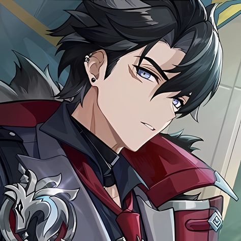 Wriothesley Genshin, Gorgeous Eyes, I'm A Simp, Matching Icons, Lyon, App Icon, Genshin Impact, Anime Boy, Profile Picture