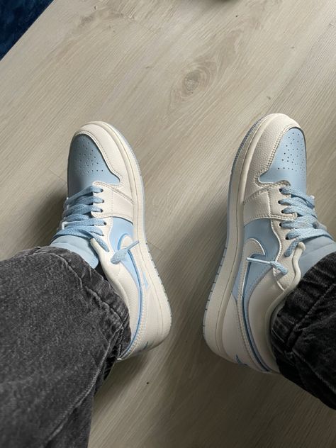 Jordan 1 Low, Ice Blue, Jordan 1, Jordan, Sneakers, Blue