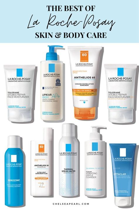 La Roche-Posay is one of my favorite beauty brands to recommend because it's sensitive skin friendly. Here’s the very best of La Roche-Posay. La Roche Posay Sensitive Skin, Best Of La Roche Posay Skin Care, Best La Roche Posay Products, La Roche Posay Acne, La Roche Posay Skincare Routine, La Roche Posay Sunscreen, Face Care Acne, Effaclar Duo, Dry Skin Care Routine