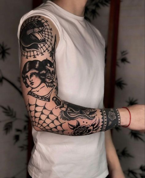 Cowboy Tattoos, Choose Her, Traditional Tattoo Sleeve, Elbow Tattoos, Why Her, Chest Piece Tattoos, Old School Tattoo Designs, Traditional Tattoo Design, Yes But