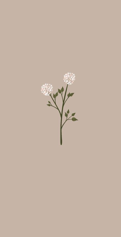 Doodle Flowers Wallpaper, Image Girly, Simplistic Wallpaper, Cute Home Screen Wallpaper, Wallpaper Iphone Boho, Phone Wallpaper Boho, Vintage Flowers Wallpaper, Wallpaper Doodle, Simple Phone Wallpapers