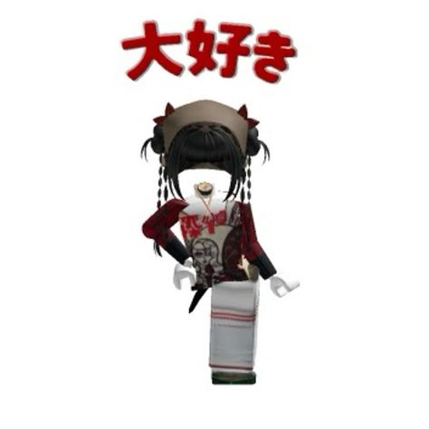 Chinese Roblox Avatar, Harajuku Roblox Avatar, Rblx Avatar, Cute Zombie, Roblox Skin, Roblox Skins, Subtle Makeup, Roblox Guy, Black Hair Roblox