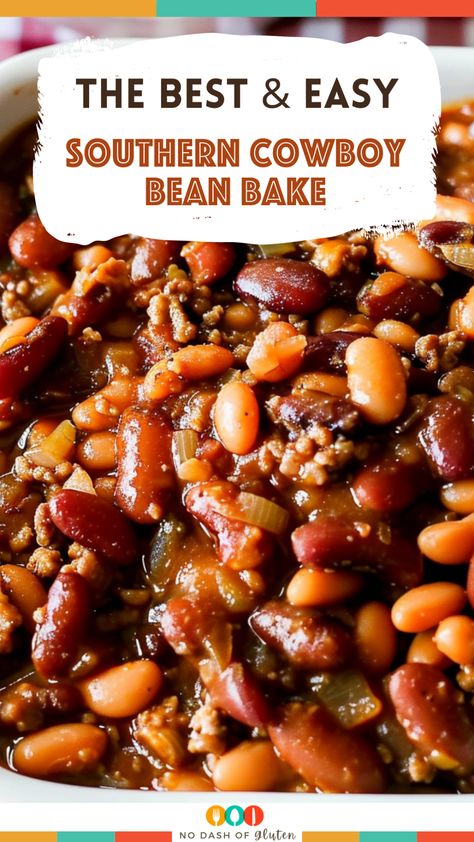 Southern Cowboy Bean Bake Cowboys Beans Recipe, Hobo Baked Beans Recipe, Western Baked Beans, Jalapeño Baked Beans, Country Style Baked Beans, Cowboy Beans Recipe Crockpot, Easy Cowboy Beans With Hamburger, Cowboy Beans With Bushes Baked Beans, Cowboy Beans With Brisket